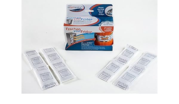 safendry refresherator nevera y congelador olor Eliminator (1 año ...