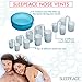 3 in 1 Anti Snoring Devices - Stop Snore Using Nose Vents - Comfortable Sleep Solutions - Chin Strap Included | by Sleepeace