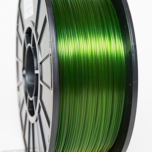 Filament Innovations - Diamond LINE - Made in the USA - Transparent Green 1.75mm PLA 3D Printing Filament - 1kg/2.2lbs