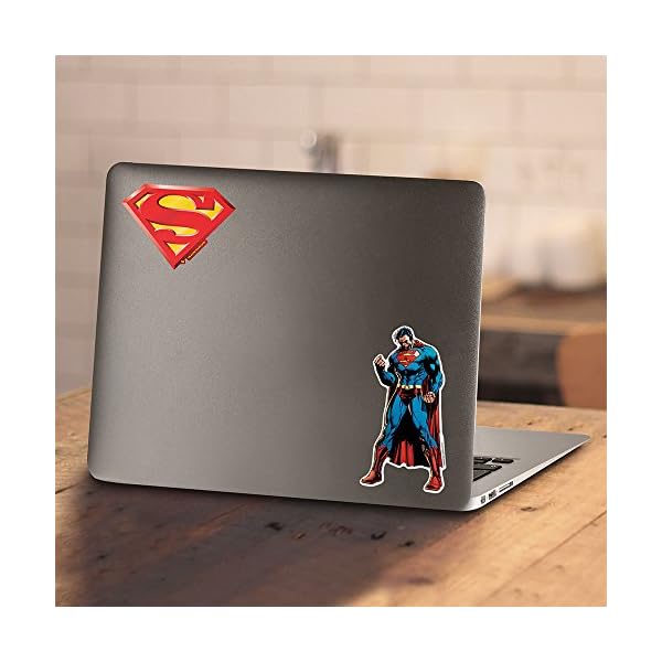 Popfunk Superman Superdad Super Dad Logo T Shirt for Father's Day & Stickers - Image 5