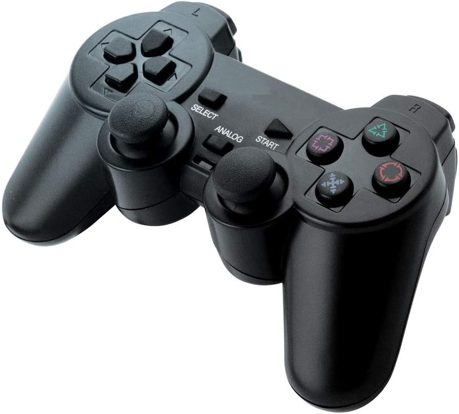 Gamepad Controller PS2/PS3/PC USB Joystick Game Vibration Support Pc ( Windows Xp/7/8/10 ) Black