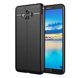 MoKo Huawei Mate 10 Case, Flexible TPU Gel Bumper Cover Protective Shockproof Anti-scratch Back Cover for Huawei Mate10 5.9 Inch 2017 - Black