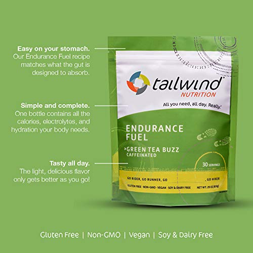 Tailwind Nutrition Caffeinated Green Tea Endurance Fuel 30 Serving