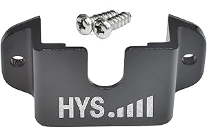 HYS Single Side Radio Car Mount, Universal Amateur CB Radio Microphone Mic Hanger Holder Mounting Kit with Screws for Handhel