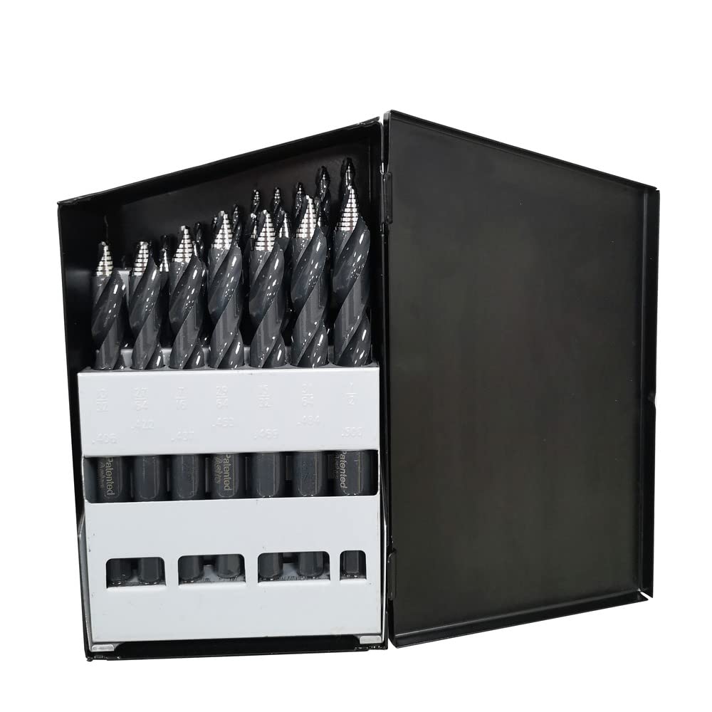 AstroFlight Tools TS29 Onyx 29pc TurboStep HSS Reduced Shank Mechanics Length 1/16" - 1/2" Drill Bit Set