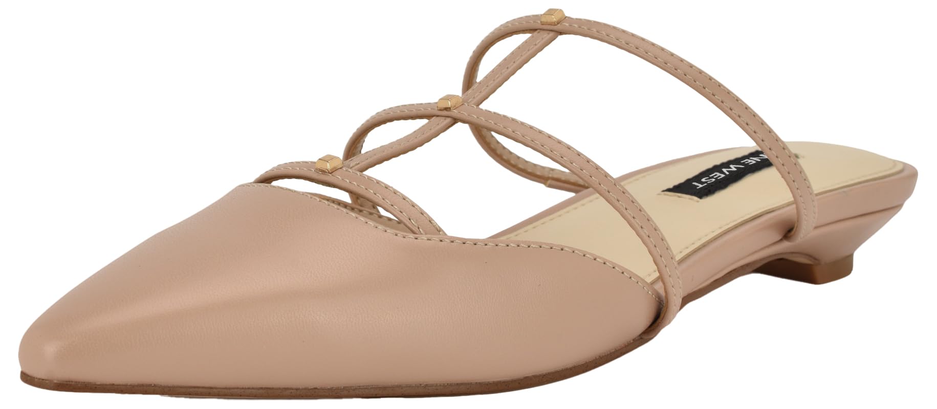 Nine West Women’s Paoly Flat, Light Natural 112, 6