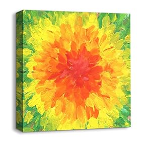 Canvas Wall Art Abstract Bricks Feature...