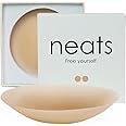 NEATS Nipple Covers for Women, Reusable & Hypoallergenic Adhesive Silicone Pasties