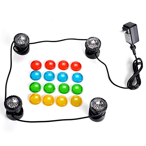 IMAGE 25W 200MA Submersible Underwatar 4 LED Multiple-color Fountain Light Kit For Outdoor Aquarium Fountain Garden Pool Party Wedding IMAGE 25W 200MA Submersible Underwatar 4 LED Multiple-color Fountain Light Kit For Outdoor Aquarium Fountain Garden Pool Party Wedding