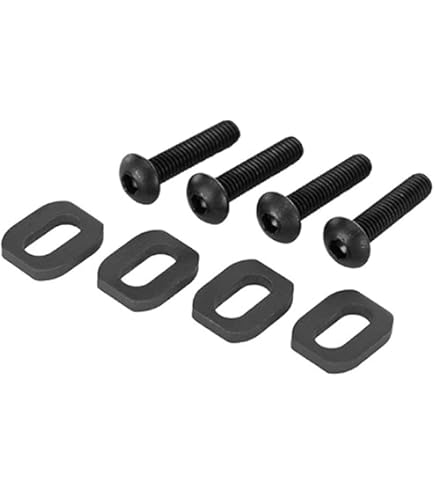 Amazon.com: Traxxas BCS Aluminum Red-Anodized Washers Motor Mount