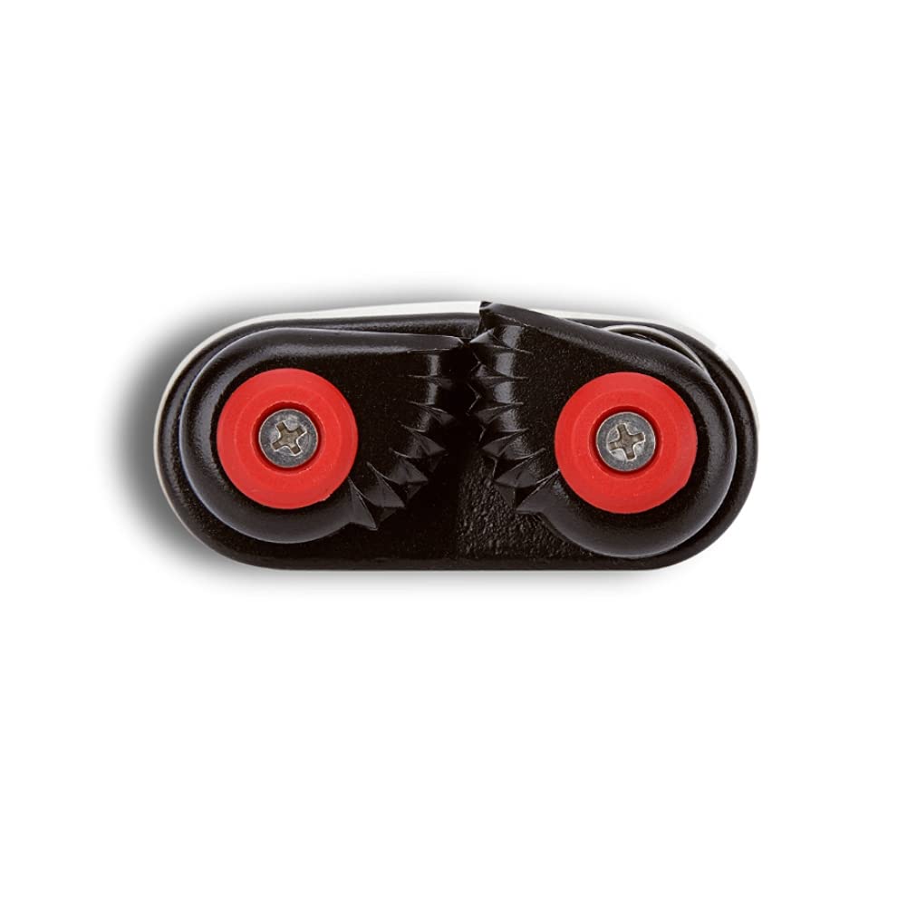 KIMISS Cam Cleats Boat Cam Cleat Marine Guy Line Cam Cleats Black Aluminum Alloy Rope Buckle Holder Cam Cleat for K Yacht Boat Accessory