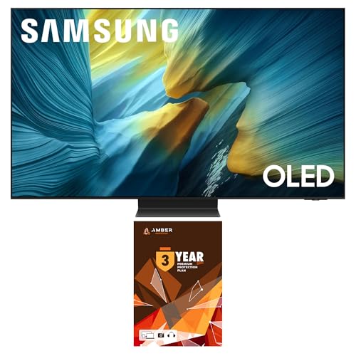 SAMSUNG QN55S95FAFXZA 55 Inch OLED HDR Pro 4K Smart TV with Q-Symphony Pro and 3 Year Amber Protection Plan (2025)