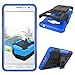 Galaxy J2 Prime Case, Galaxy Grand Prime Plus Case, Lacass [Shockproof] Tough Rugged Dual Layer Protector Hybrid Case Cover with Kickstand for Samsung Galaxy J2 Prime/SM-G532 - Blue