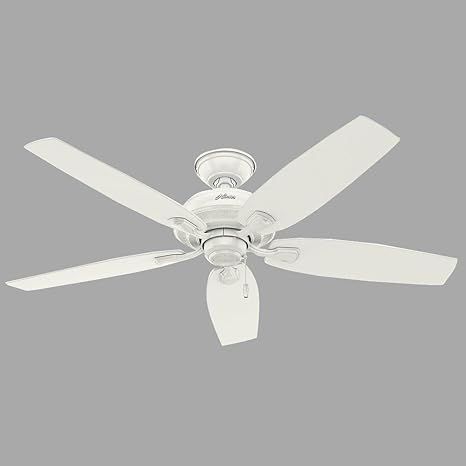 Hunter Tidewater 52 In Indoor Outdoor Fresh White Ceiling Fan