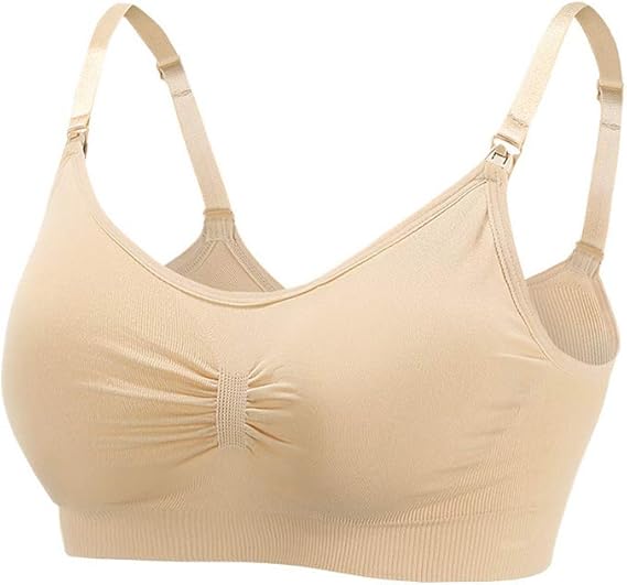 YLISHI Pregnant Women Maternity Bra Front Buckle Plus Size Push Up