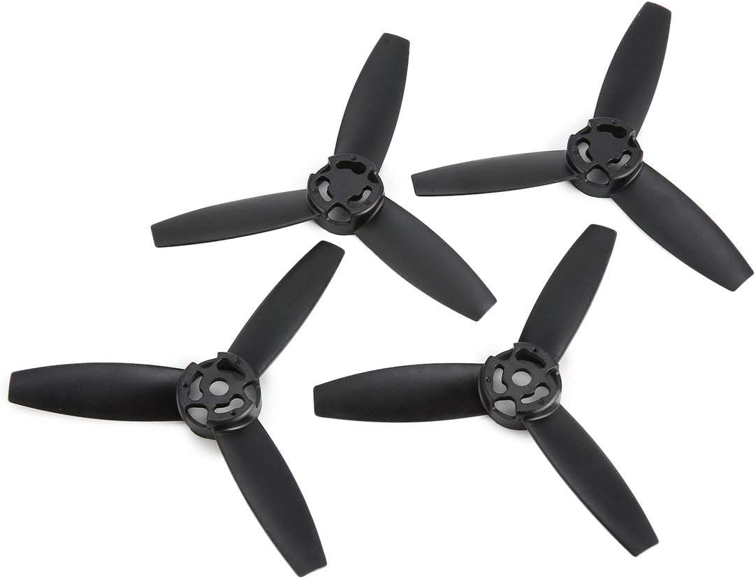 2 Pairs CW/CCW Propeller Props Blade for Parrot Bebop 3.0 RC Drone Aircraft black