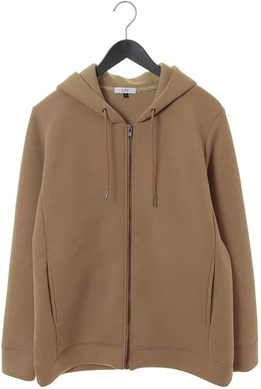 Amazon アーヴェヴェ A V V ライトダンボールジップアップパーカー Khcbj 46 ベージュ カーディガン 通販