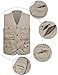 APTRO Men's 100% Cotton Outdoor Multi Pocket Vest Khaki US L (ASIN TAG 3XL)