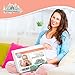 Brooklyn Bamboo Extremely Soft Organic, Bamboo Mattress Pad Protector, Hypoallergenic & Waterproof, Superior to Cotton, 52 x 28 Inches