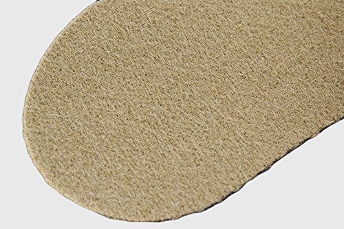 SoxsolS Machine Washable Dryer Safe Wool Flat Insert For Sockless Shoes For Women