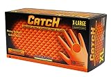 Adenna Catch 9 mil Nitrile Powder Free Gloves (Orange, X-Large) Box of 100