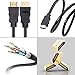 High Speed HDMI Cable, Mogomiten 6.5 Feet HDMI to HDMI Cable Supports 3D, Ethernet & Audio Return for TV, Laptops, PS3, PS4, Xbox HDMI Cord Lead Wire 1-Pack(Black)