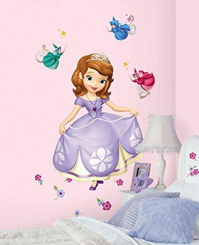 New Giant SOFIA THE FIRST WALL DECALS Disney Princess Stickers Girls Room Decor