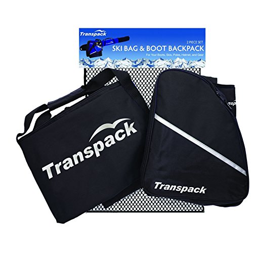 Alpine Boot Backpack & Ski Bag Mesh Set Color: Black