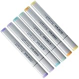 Copic Marker 6-Piece Sketch Set, Pale Pastels (Limited Edition)
