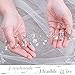 Unicra Bride Long Wedding Hair Vines Crystal Bridal Headpieces Wedding Hair Pieces Accessories for Women and Girls (Silver)