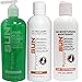 Sun Laboratories Ultra Dark (Dark) Self Tanning Lotion Set - Dark Sunless Bronzer Fake Tanning Gel Lotion | Darkest Sunless Tan Cream