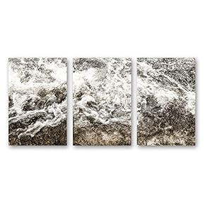 Wave Home Artwork for Living Room Bedroom x 3 Panels