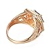 Yoursfs Ruby ring For Women Big Zircon CZ Zirconia Stone Rings For Women Engagement Jewelry Gift