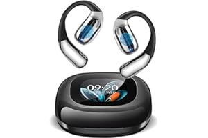 AI Translation Earbuds Real Time, LCD Touchscreen Real-Time Translator for 164 Foreign Languages & Accents Includes Free Subs