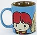 Harry Potter Coffee Mug, 11 oz - Blue with Harry, Hermione and Ron Chibi Design - Gift for Kids and Adults - Ceramic