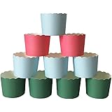 Paper Baking Cups 90-Pack 6 Oz Greaseproof Baking Cups Cupcake Muffin Cases Disposable Cupcake Wrappers For Birthday Baby Sho