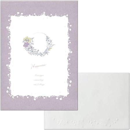 Amazon レターセット A5 コネクトレター 花飾り D064 27 Ad050 86 24 便箋8枚 封筒4枚 手紙 てがみ 学研ステイフル レターセット 文房具 オフィス用品