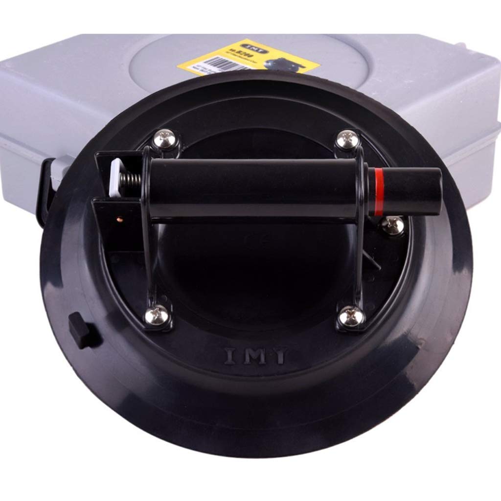 IMT 10" Vacuum Suction Cup Glass Lifter with Handle, Powerful Heavy Duty Vacuum Lifter for Granite & Glass Lifting Window Replacement, 265lbs Load Capacity