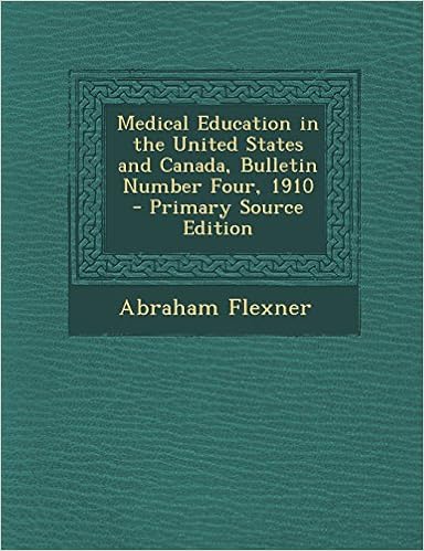 Buy Medical Education In The United States And Canada Bulletin
