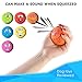 6PCS Dog Squeaky Toys Latex Soft Dog Toys Rubber Chewing Toy Fetch Play Balls for Puppy Small Medium Pets Dog Cat (Style 1)