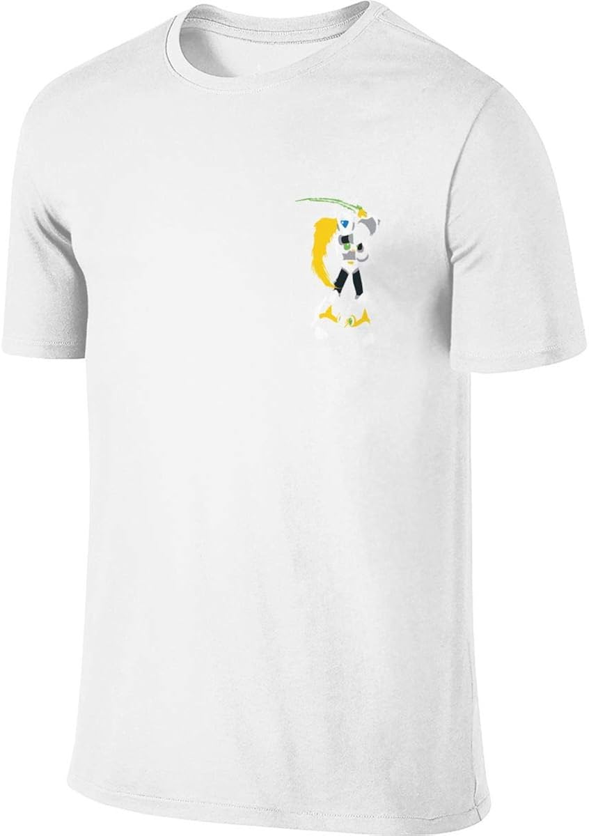 A-ABDNDN Custom Cool Tee Shirt Cartoon Robot-Mega_Man T Shirts for Men's