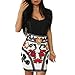 haoricu Women Dress, 2017 SSexy Women Fashion Summer Slim Tight Cocktai Bodycon Evening Party Dresses (S, Black)