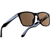 B.N.U.S Chic Polarized Sunglasses with Scratch-Resistant Glass Lens - UV Protection That Perfectly Shields Your Eyes
