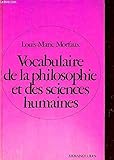 Image de Vocabulaire de la philosophie et des sciences humaines