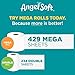 Angel Soft Toilet Paper, 12 Double Rolls, 12 Count