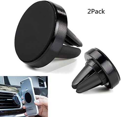Baichuang Universal Magnetic Car Mount Holder Mini Vents Cell Phone Stand 2Pack for any Phone and GPS