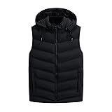 QWENTMTNTY Mens Outerwear Puffer Vests Casual