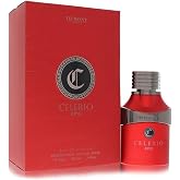 Dumont Celerio Epic Eau De Perfume Men - Celerio Perfum Unisex Suitable for Men &amp; Women - Long Lasting Cologne Mist &amp; Body Spray, 3.4oz (RED, 80% vol)
