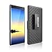 Galaxy Note 8 Case, BEKASE (TM) Hard Shell Holster Combo Matte Finish Protective Slim Case for Samsung Galaxy Note 8 with Kickstand and Locking Belt Swivel Clip (Black)