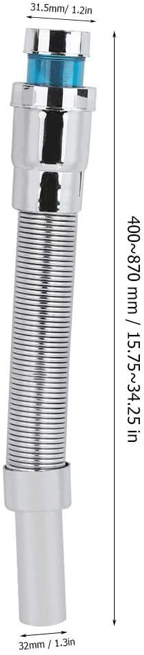 Garosa Flexible Retractable Sink Drain Hose with Steel Wire Reinforcement, ABS Material, 31.5mm x 32mm Diameter - Image 5